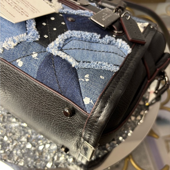 Coach 2016 Swagger 27 in Canyon Quilt Denim Satchel NWT - Picture 14 of 17